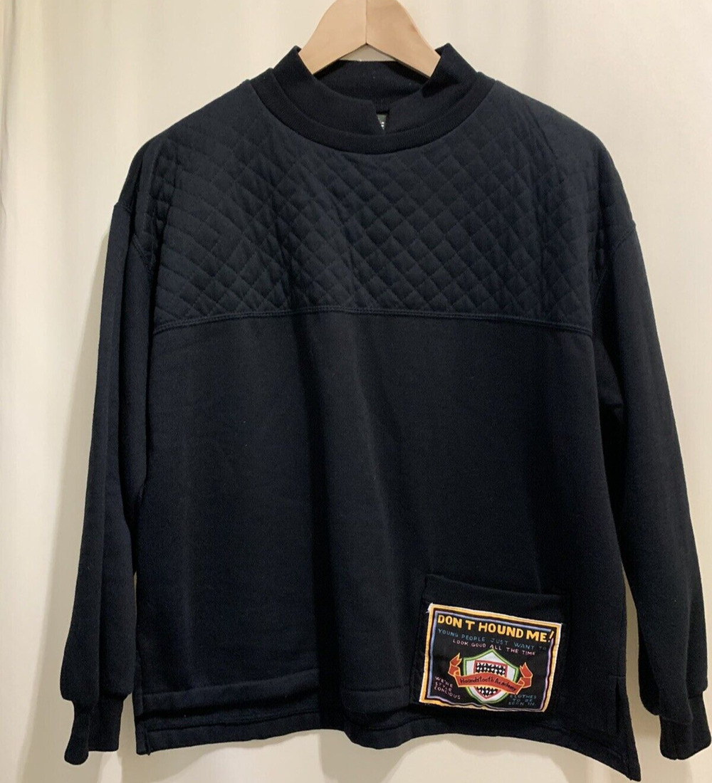 Gitano vintage Black Techna Sport Sweatshirt 80's 90's Streetwear patch